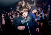 Duck Club Concert Attendee Head Banging